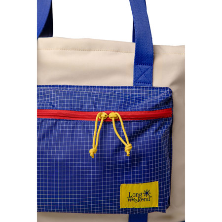 The Long Weekend Beacon 18L Tote Bag, Creme-Multi