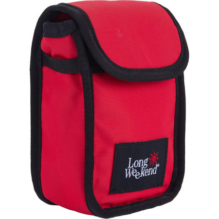 The Long Weekend Point and Shoot Camera Pouch Red