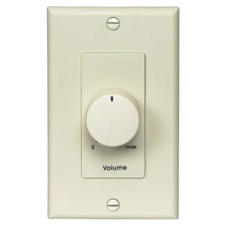 Lowell Manufacturing 50LVCS 50W 3dB Stereo Attenuator, Decorator 1-Gang, Almond