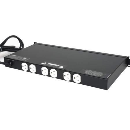 Lowell Manufacturing ACR-1506-LTS 15A Panel, 6 Outlets, Surge Suppression