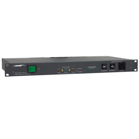 Lowell Manufacturing ACSPR-1509-VTE 15A Panel, 9 Outlets, Over/Under Voltage