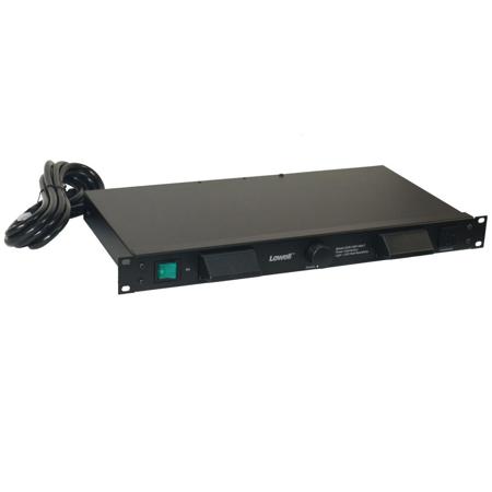 Lowell Manufacturing ACR-1507-HDLT 1U Rackmount Panel with 2-Hooded Lights