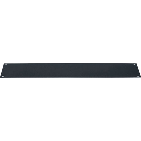 Lowell Manufacturing AFP-2 2U 1/8" Aluminum Flat Panel, Textured Black