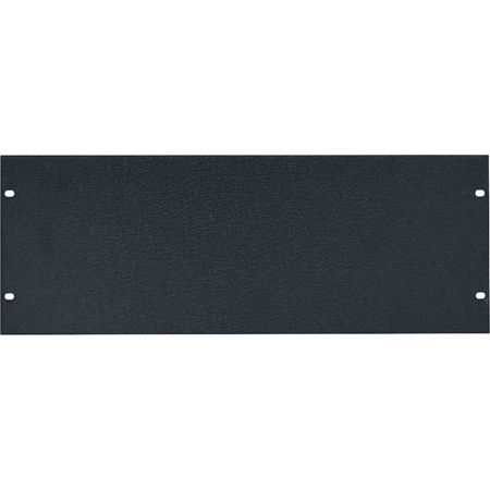 Lowell Manufacturing AFP-4CC 4U 1/8" Aluminum Flat Panel, 6 Pack, Textured Black