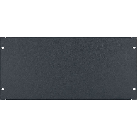 Lowell Manufacturing AP-5 5U Flanged Aluminum Panel, Textured Black