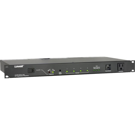 Lowell Manufacturing ACSPR-SEQ4-1509 15A Panel, 9 Outlet, Surge, 4Step Sequencer