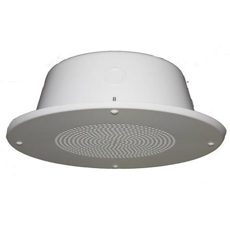 Lowell Manufacturing BC810-72 8" 15W Open Beam Speaker, 70/25V Transformer, White