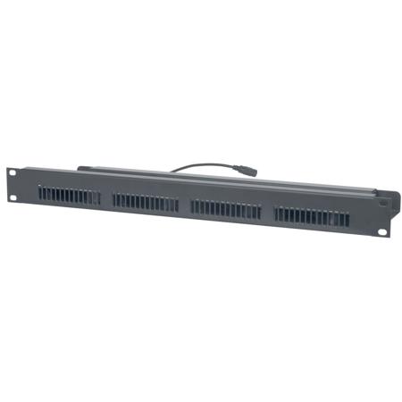 Lowell Manufacturing BDC4-1 1U x 19" Rackmount Panel with Blower Fans, 90 cfm