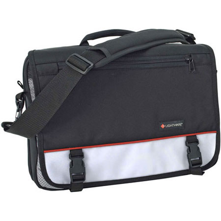 Lightware Courier II Briefcase with Padded Shoulder Strap and Two Main Zippered Compartments