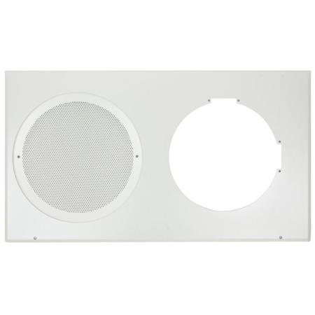 Lowell Manufacturing BP-300 Steel Grille/Frame, Recessed, White