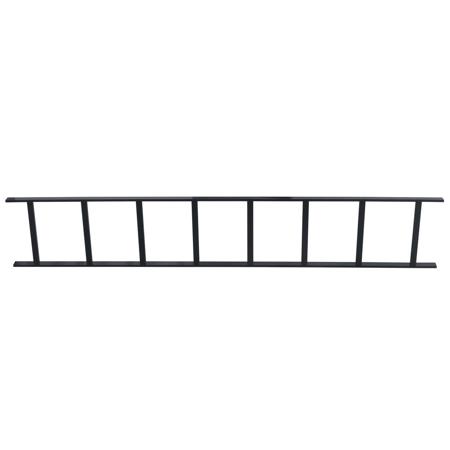 Lowell Manufacturing CL-1810 18"x10' Steel Cable Ladder, Black