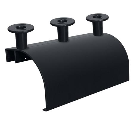 Lowell Manufacturing CLA-12RD 12" Cable Radius Drop, Black
