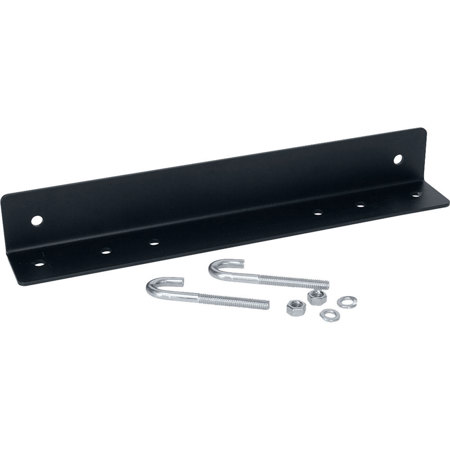Lowell Manufacturing CLA-12WA 12" Steel Wall Angle Bracket, Black