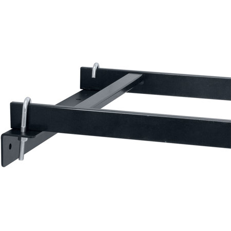 Lowell Manufacturing CLA-12WA 12" Steel Wall Angle Bracket, Black