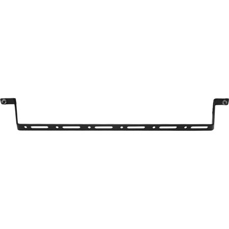 Lowell Manufacturing CMFW-4 Rackmount Flat Wire Cable Management with Rounded Edges, Stackable, 4" Offset, 10 Pack