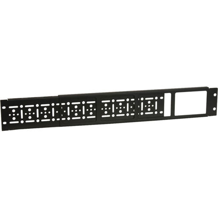 Lowell Manufacturing CMHT2-1936 2U Horizontal Cable Management Telescoping Panel, 19" to 36" Extension, 2 Pack