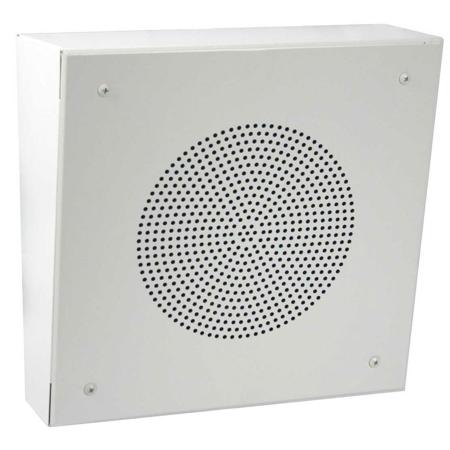 Lowell Manufacturing DSL-805-72 8" 12W Surface-Mount Speaker, 5W 25V/70V Transformer, White