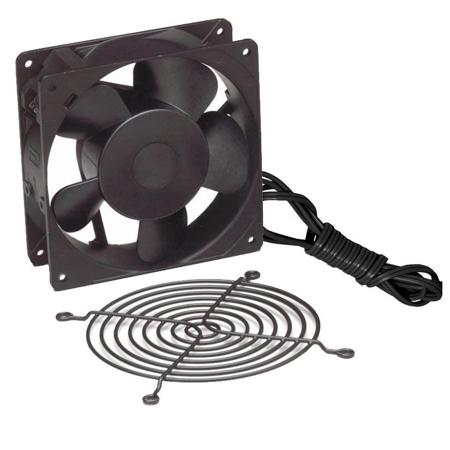 Lowell Manufacturing FW1-KIT 4.7" Single Fan Kit, 6' Black Cord with Plug (US)