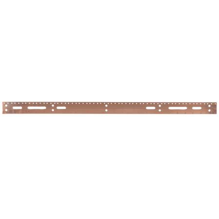 Lowell Manufacturing GBB-36 36" Grounding Bus Bar with Slots for Rackmount
