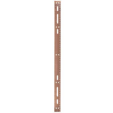 Lowell Manufacturing GBB-36 72" Grounding Bus Bar with Slots for Rackmount