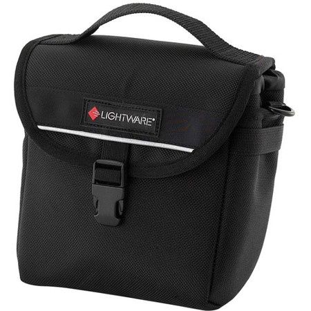 Lightware Body Pouch and Belt Pouch with Hook and Loop Belt Attachment, Black
