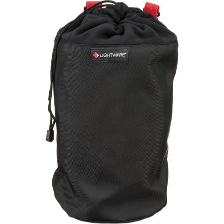 Lightware Extra Large Fleece Storage Pouch with Drawer String Closure, Black
