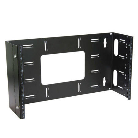 Lowell Manufacturing HUB-6 Wall Mount 6U Hinged Utility Bracket, Pair