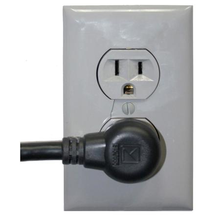 Lowell Manufacturing IEC-24-90LX10 24" Left Angled Power Cord, 10 Pack