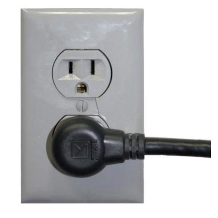 Lowell Manufacturing IEC-24-90RX10 24" Right Angled Power Cord, 10 Pack