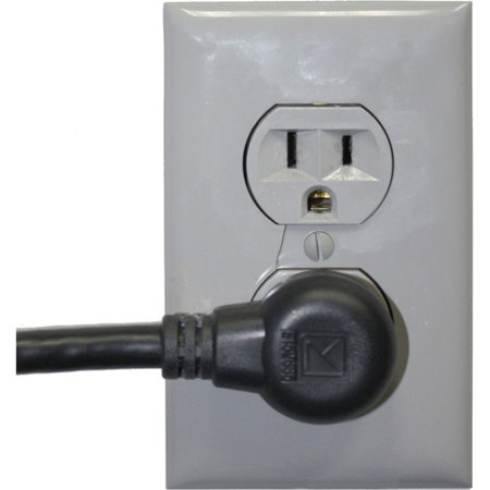 Lowell Manufacturing IEC-18-90LX10 18" Left Angled Power Cord, 10 Pack