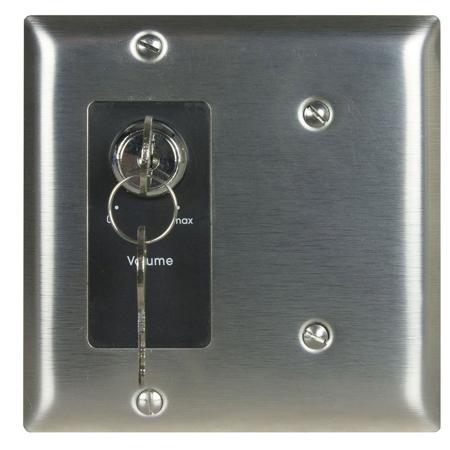 KL200-DSB 200W Volume Control Attenuator with Key Switch for 25V/70V/100V Speaker Line
