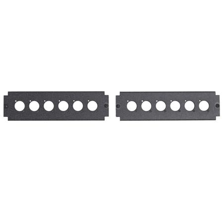Lowell Manufacturing KOP-N Punched Knockout Panel for Neutrik D Connectors,2 Pcs