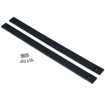 Lowell Manufacturing LCR-16RK Plastic Glides for 16" Depth LCR Racks, 4-Pieces