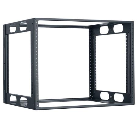 Lowell Manufacturing LCR-816 8U Credenza Rack, 16" Depth, Black