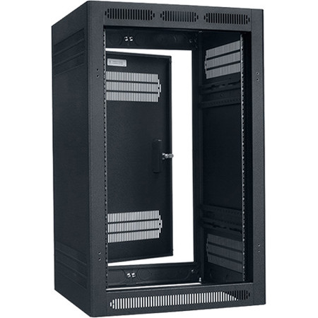 Lowell Manufacturing LER-1822 18U 22" Depth Enclosed Rack with Rear Door