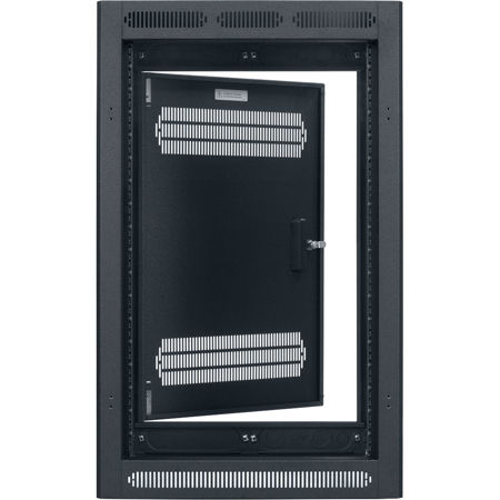 Lowell Manufacturing LER-1822 18U 22" Depth Enclosed Rack with Rear Door