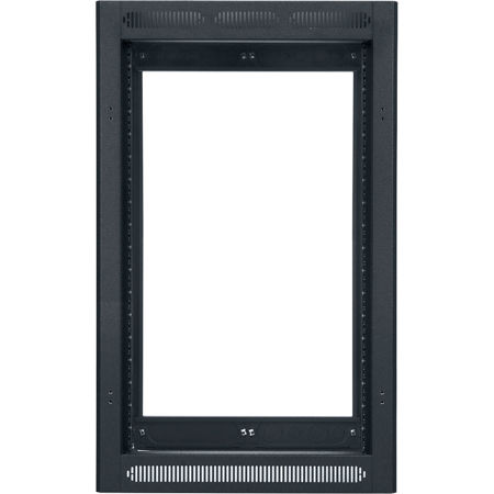 Lowell Manufacturing LER-1827-LRD 18U 27" Depth Enclosed Rack without Rear Door