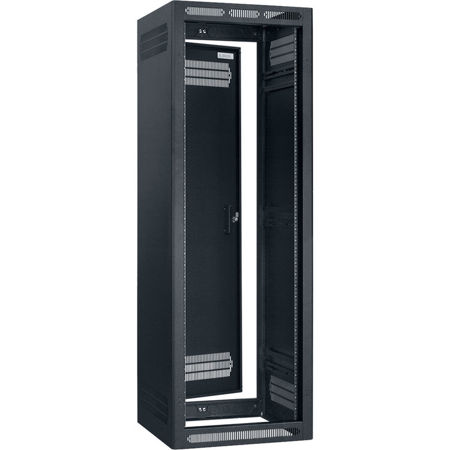 Lowell Manufacturing LER-3527 35U 27" Depth Enclosed Rack with Rear Door