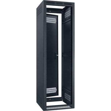 Lowell Manufacturing LER-4027 40U 27" Depth Enclosed Rack with Rear Door