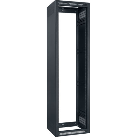 Lowell Manufacturing LER-4422-LRD 44U 22" Depth Enclosed Rack without Rear Door