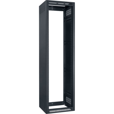 Lowell Manufacturing LER-4432-LRD 44U 32" Depth Enclosed Rack without Rear Door