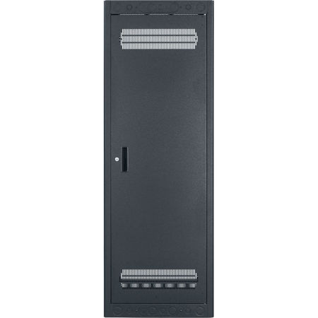 Lowell Manufacturing LFR-3522 35U 22" Enclosed Rack, Rear Door & 2x Fixed Rails