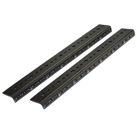 Lowell Manufacturing LHR-RRT-44 44U Rear Mounting Rails for LHR Host Racks, Pair