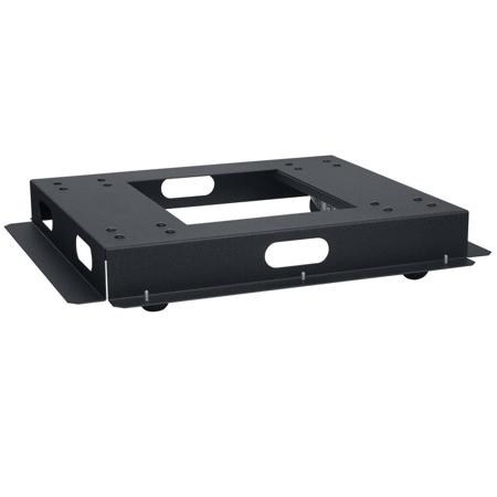 Lowell Manufacturing LMB-27 Mobile Base,27" Depth Rack,3" Standard Casters,Black