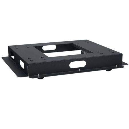 Lowell Manufacturing LMNB-32 Mobile Base, 32" Deep LGNR/LGVR Series Racks, Black