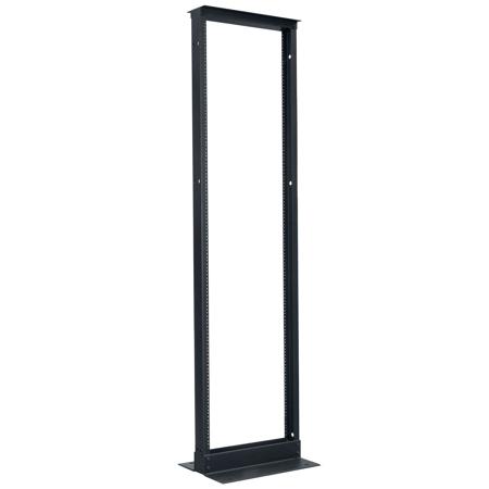 Lowell Manufacturing LRR-4515 45U Relay Rack, 15" Deep, Black