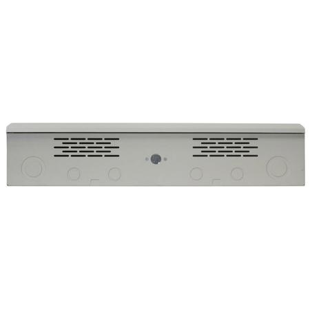 Lowell Manufacturing LTR-220S 2U Tilt-Out Surface-Mount Wall Rack, 24x35x5",Gray