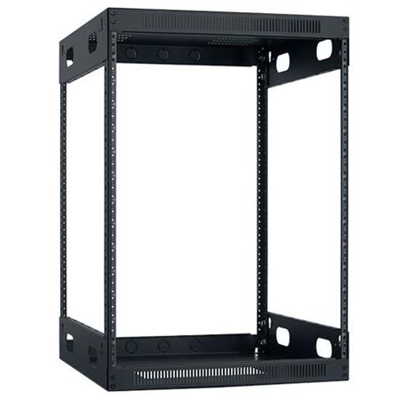 Lowell Manufacturing LXR-1421 14U Slim Knockdown Rack, 21" Depth