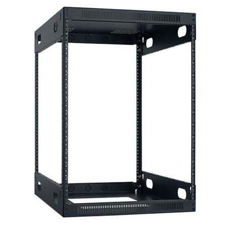Lowell Manufacturing LXR-1426 14U Slim Knockdown Rack, 26" Depth