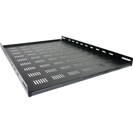 Lowell Manufacturing LXR-NS26 Zero-Space Shelf for 26" Depth LXR/LVR Rack, Black